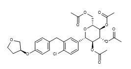Άσπρη σκόνη C31H35ClO11 αγνότητας 98% Empagliflozin CAS Acetoxy Νο 915095-99-7