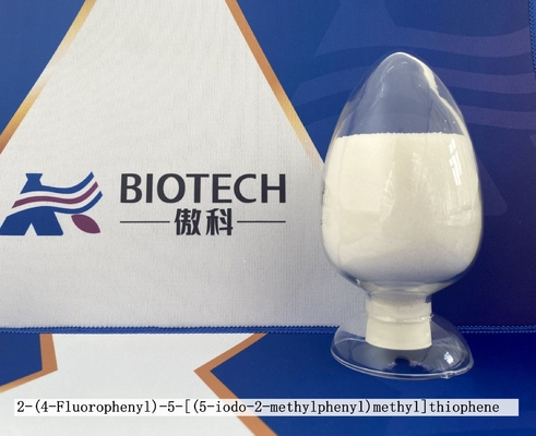 2 (4-Fluorophenyl) - [(5-Iodo-2-Methylphenyl) μεθύλιο] Thiophene 5 CAS 898566-17-1 κρυστάλλινη σκόνη