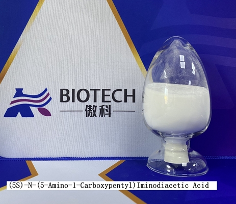 (5S) - όξινη άσπρη σκόνη CAS ν (5-αμινο-1-Carboxypentyl) Iminodiacetic Νο 113231-05-3