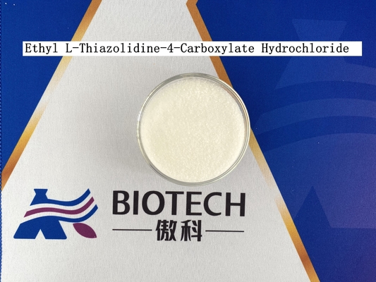 Αιθυλική λ-Thiazolidine-4-Carboxylate αγνότητα 98% κρυστάλλων σκονών υδροχλωριδίου CAS 86028-91-3 άσπρη