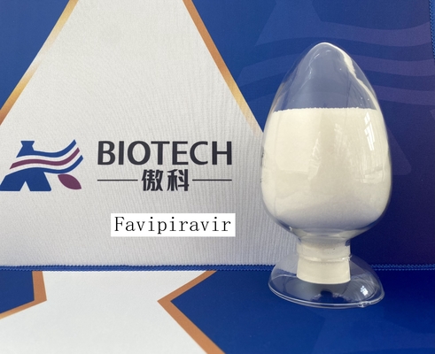 Αγνότητα 99% Favipiravir CAS 259793-96-9 ανοικτό κίτρινο στο λευκό όπως την κρυστάλλινη σκόνη C5H4FN3O2