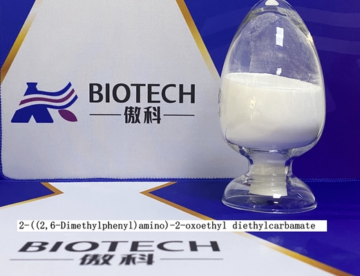 2-((2,6-Dimethylphenyl) amino)-2-oxoethyl diethylcarbamate για την ακαθαρσία Leostesin Λευκή σκόνη Καθαρότητα 97%