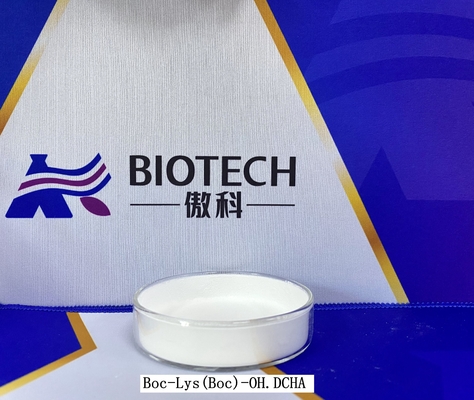 Boc-Lys (Boc) - OH.DCHA CAS Νο 15098-69-8 για την άσπρη αγνότητα 99% σκονών παραγώγων αμινοξέων