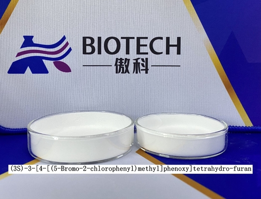 (3S) - 3 [4 [(5-Bromo-2-χλωροφαινόλης) μεθύλιο] Phenoxy] Tetrahydro-Furan άσπρη σκόνη αγνότητας 98% 	Μεσάζοντες APIs