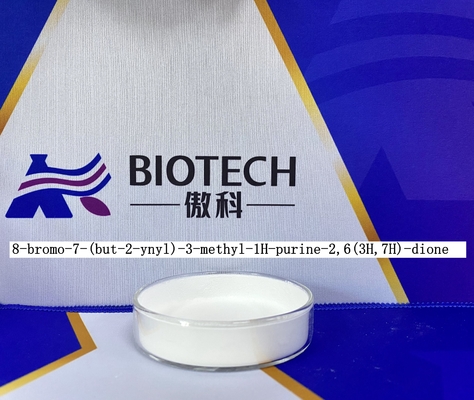 Νο 93703-24-3 Off-white σκόνη 99% 8-Bromo-3-μεθυλικός-3,7-dihydropurine-2,6-dione CAS μεσαζόντων APIs