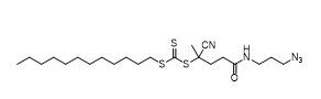 5 ((3-Azidopropyl) αμινο) - 2-κυανός-5-oxopentan-2 dodecyl carbonotrithioate CAS αριθ.	1644536-24-2 C22H39N5OS3