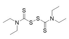 Χρωματογραφία χηλικού μετάλλου Tetraethylthiuram Disulfide No. 97-77-8 C10H20N2S4 Καθαρότητα 95%
