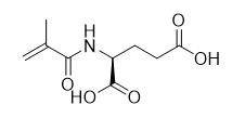 Χρωματογραφία χηλικού μετάλλου Methacryloyl-L-glutamic acid CAS 34373-07-4 Καθαρότητα 95%