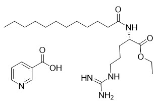Καλλυντικά πρόσθετα τροφίμων N Alpha Lauroyl L Arginine Ethyl Ester 3 Picolinate