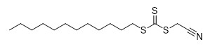 Dodecyl αντιδραστήριο CAS 796045-97-1 C15H27NS3 97% ΣΥΝΟΛΩΝ Trithiocarbonate Cyanomethyl