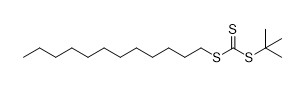 Tert-βουτυλικό Dodecyl αντιδραστήριο CAS 1186022-26-3 C17H34S3 95% ΣΥΝΟΛΩΝ Carbonotrithioate