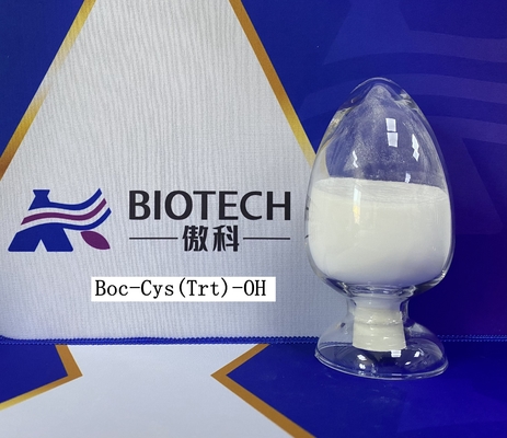 98% παράγωγα CAS 21947-98-8 boc-Cys αμινοξέος (Trt) - σκόνη OH C27H29NO4S