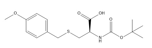 98% παράγωγα CAS 18942-46-6 boc-Cys αμινοξέος (PMeOBzl) - άσπρη σκόνη OH C16H23NO5S