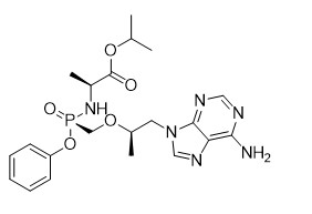 Μεσάζοντες Tenofovir Alafenamide CAS APIs Νο 379270-37-8 για TFA το λευκό στη Off-White αγνότητα 99% σκονών