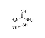 CH5N3.CHNS λεπτά Guanidine χημικών ουσιών Νο 593-84-0 άσπρα κρύσταλλα θειοκυανικού άλατος CAS