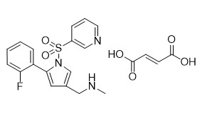 99% Fumarate CAS 1260141-27-2 Vonoprazan αγνότητας λευκό στους Off-White κρυστάλλινους μεσάζοντες APIs σκονών