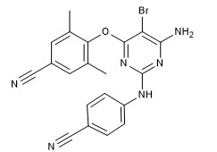 Νο 269055-15-4 άσπρος αγνότητας 99% Etravirine CAS ή άσπρος-όπως τους μεσάζοντες APIs σκονών