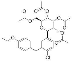 (2R, 3R, 4R, 5S, 6S) - 2 (Acetoxymethyl) - 6 (4-χλωρο-3 (Νο 461432-25-7 APIs μεσάζοντες 4-Ethoxybenz CAS