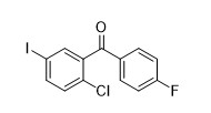(2-χλωρο-5-Iodophenyl) (4-Fluorophenyl) μεσάζοντες Methanone CAS 915095-86-2 APIs