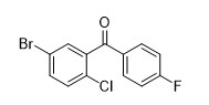 (5-Bromo-2-Chlorophenyl) άσπρη σκόνη αγνότητας 98% Methanone 915095-85-1 (4-Fluorophenyl)
