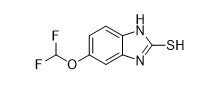 5-Difluoromethoxy-2-Mercapto-1H-Benzimidazol Νο 97963-62-7 άσπρος CAS ή από τους λευκούς κρυστάλλινους μεσάζοντες APIs σκονών