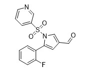 5 (2-Fluorophenyl) - 1 (3-Pyridinylsulfonyl) - κίτρινη σκόνη 1H-Pyrrole-3-Carboxaldeh CAS 81677-11-8