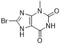 Νο 93703-24-3 Off-white σκόνη 99% 8-Bromo-3-μεθυλικός-3,7-dihydropurine-2,6-dione CAS μεσαζόντων APIs