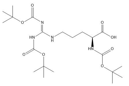 Ειδικά αμινοξέα boc-Arg (Boc) 2-OH CAS Νο 97745-69-2 C21H38N4O8