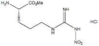 98% καθαρότητα Λευκή σκόνη H-Arg NO2 -OMe·HCl CAS.51298-62-5 Αμινοξέα παράγωγα C7H16ClN5O4 Σημείο τήξης 157-161 °C