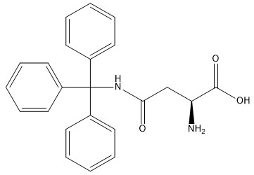 Παράγωγα αμινοξέων H-Asn(Trt)-OH CAS.132388-58-0 Καθαρότητα 98% Λευκή σκόνη C19H18N2O5