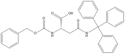Z-Asn(Trt)-OH Παράγωγα Αμινοξέων Αρ. CAS 132388-57-9 Καθαρότητα 98% C31H28N2O5