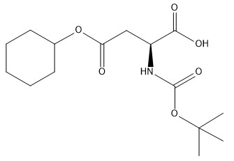 Παράγωγα αμινοξέων Boc-Asp(OcHx)-OH CAS No. 73821-95-1 Καθαρότητα 98% CC15H25NO6