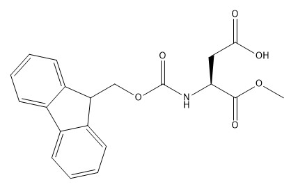 Παράγωγα CAS no.145038-52-4 fmoc-Asp-OMe C20H19NO6 αμινοξέος αγνότητας 98%