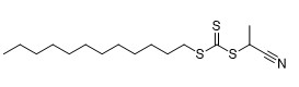 Αγνότητα 95% 1 dodecyl carbonotrithioate CAS αντιδραστηρίων C16H29NS3 ΣΥΝΟΛΩΝ cyanoethyl Νο 1186022-27-4