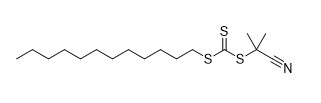 Αντιδραστήριο 2-κυανός-2 ΣΥΝΟΛΩΝ [(dodecylsulfanylthiocarbonyl) sulfanyl] κίτρινο στερεό προπανίου CAS Νο 870196-83-1 C17H31NS3