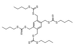 Γ, C, Γ», Γ ''' - [1, 2, 4, 5-Benzenetetrayltetrak είναι (μεθυλένιο)] Tetrakis (γ-βουτυλικό Carbonotrithioate)