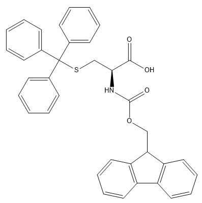98% παράγωγα CAS 103213-32-7 fmoc-Cys αμινοξέος (Trt) - σκόνη OH C37H31NO4S