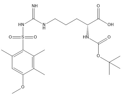 Παράγωγα CAS 200122-49-2 boc-δ-Arg αμινοξέος αγνότητας 98% (Mtr) - OH C21H34N4O7S