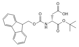 Νο 134098-70-7 αγνότητα 98% fmoc-δ-Asp-Otbu C23H25NO6 παραγώγων αμινοξέος CAS