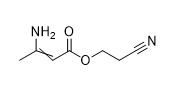 2 Cyanoethyl 3 Aminobut 2 Νο 43107-08-0 άσπρη σκόνη 98% Enoate CAS