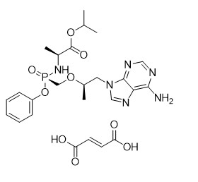 Fumarate CAS Tenofovir Alafenamide μεσαζόντων APIs Νο 1392275-56-7 για TFA το λευκό στη off-white αγνότητα 99% σκονών