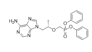 S -Diphenyl 1- 6-amino-9H-purin-9-yl propan-2-yl oxy methyl phosphonate για το TFA Λάμψη κίτρινη σκόνη M.W 439.41 Καθαρότητα 95%