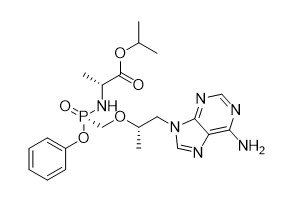 Αγνότητα 95% Blocky άσπρο κρυστάλλινο Tenofovir Alafenamide Impurity9 CAS μεσαζόντων APIs Νο 2053424-82-9