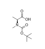 Boc-ν-εμένα-ΑΛΑ-OH CAS Νο 16948-16-6 για την άσπρη αγνότητα 99% σκονών παραγώγων αμινοξέων