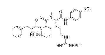 Κοντά Polypeptides αλυσίδων pbf-4-νιτροανιλίνης ν-Boc-δ-Phe-ΑΛΑ-λ-σπόρος-Arg χλωμιάζουν - κίτρινη σκόνη 97%